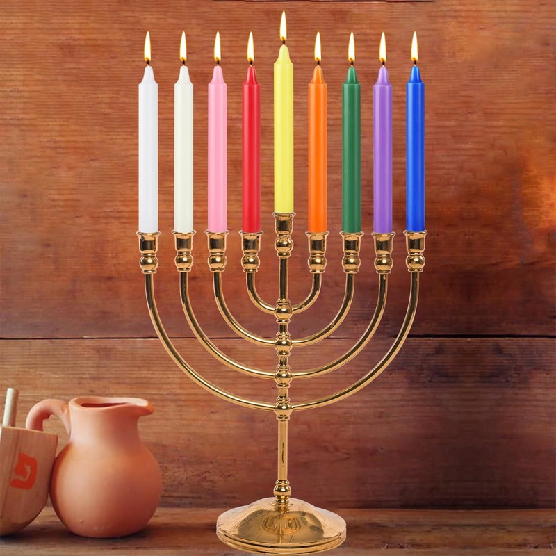 Bulk 40 Pack 4-Inch Colored Mini Taper Candles for Rituals and Spells gallery