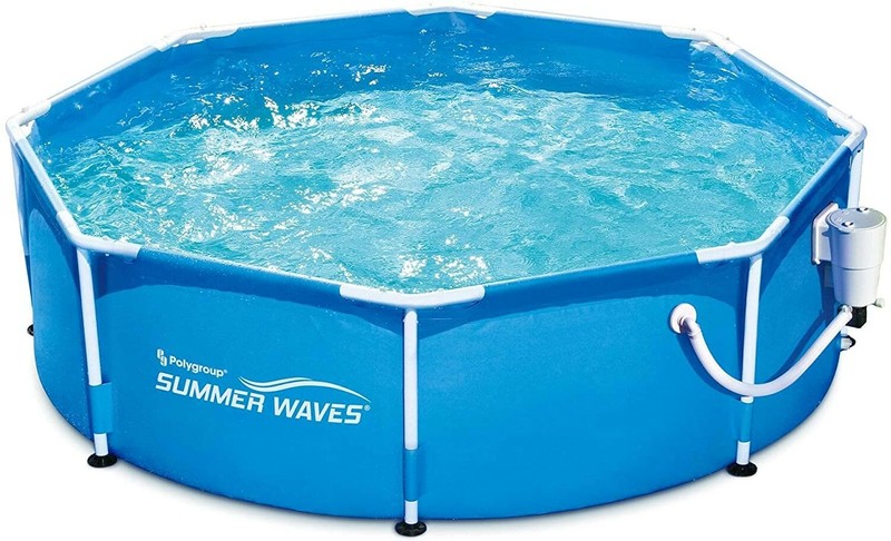 Summer Waves P2000830A Active 8ft x 30in Outdoor Round Frame Above Ground Swimmi gallery