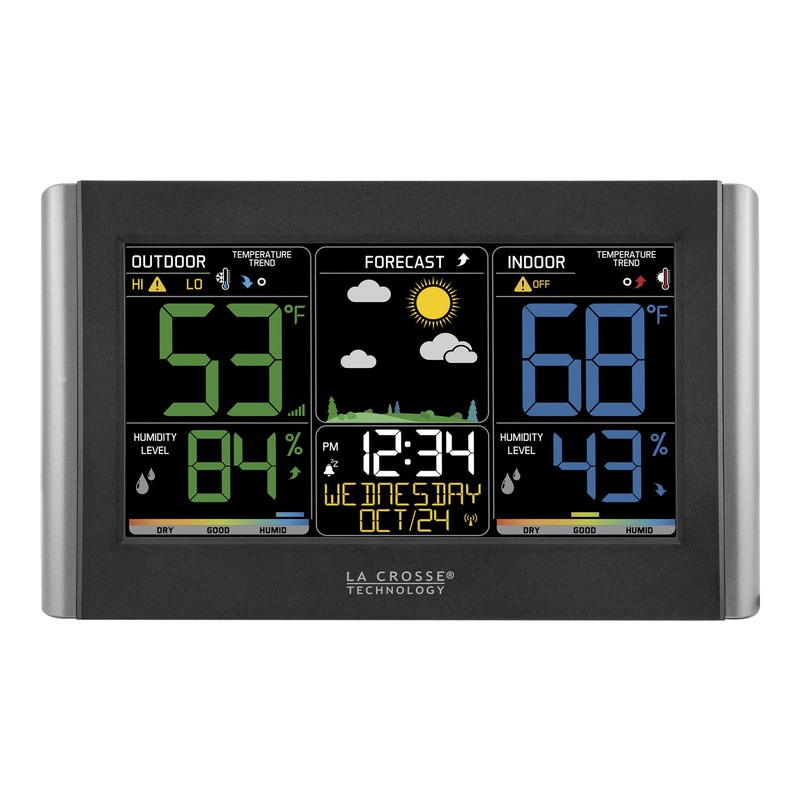 C85845 La Crosse Technology Wireless Color Weather Station with TX141TH-BV3 NIB gallery