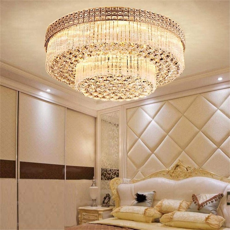 K9 Crystal Ceiling Fixture Light Pendant Lamp Chandelier Lighting 60/80cm gallery