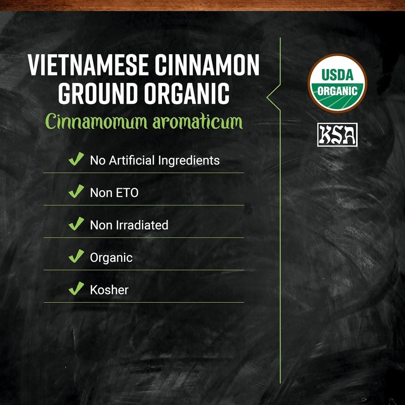 Ground Vietnamese Cinnamon Bundle - 1 lb Organic Spice for All Dishes gallery