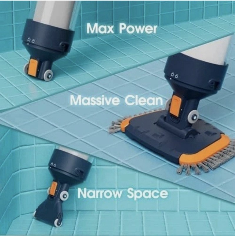 Cordless Pool Vacuum Powerful Suction 18.9 GPM, 100in Runtime, Ultra Fine Filter gallery