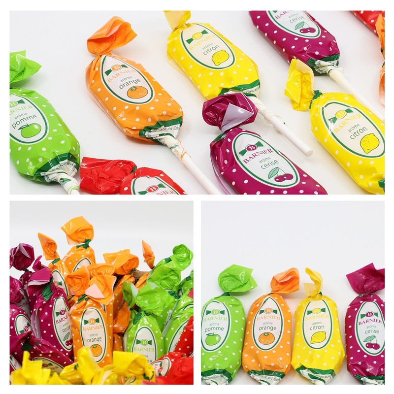 Bonbons Barnier Fruit Assorted Lollipops 10pcs - Mixed Fruit Flavored Lollipops gallery