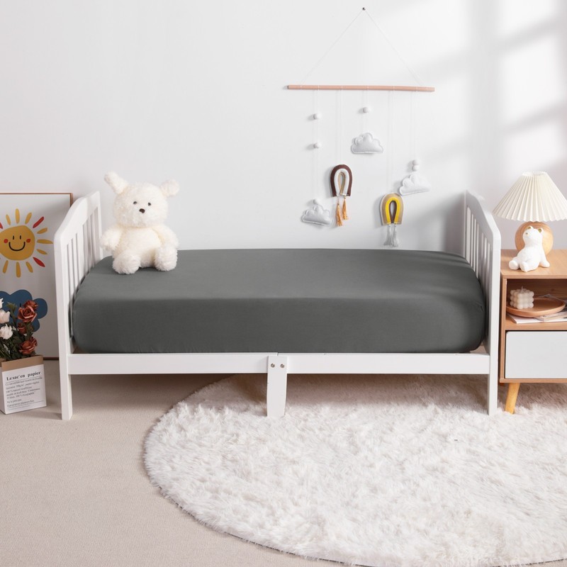 Ultra Soft Microfiber Fitted Crib Sheet, Easy Care Toddler Fitted Sheet gallery