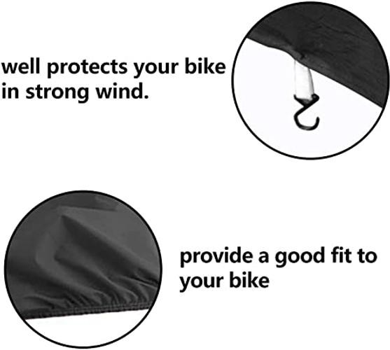 Indoor Motorcycle Cover Stretch Elastic Dustproof 2XL (104x41x49 inches) gallery