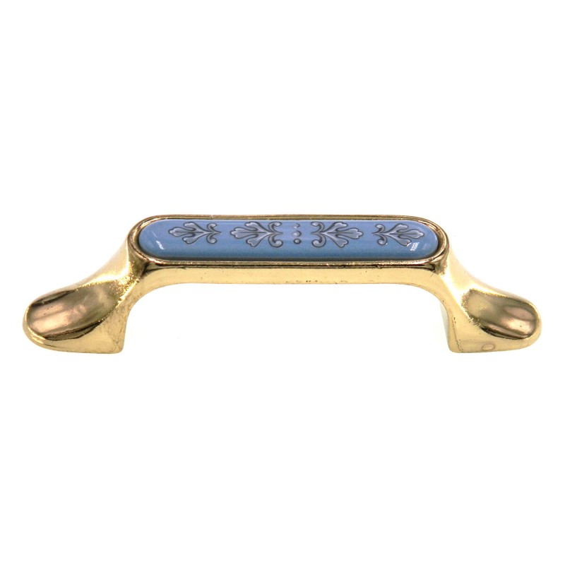 Amerock Bright Brass 3" Ctr. Arch Pull Cabinet Handle BP983-CB1 gallery