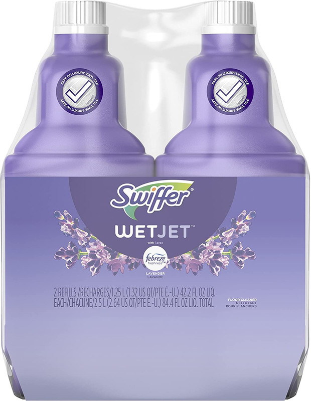 Wetjet Multi-Purpose Floor Cleaner Solution with Febreze Refill, Hardwood Floor gallery