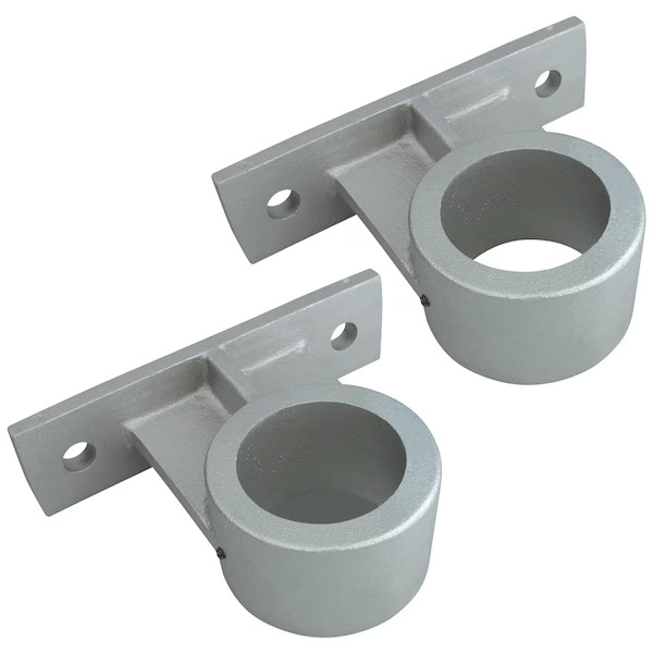 Vertical Wall Mount Flagpole Brackets (5") - Brackets only (No pole) gallery