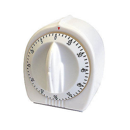 Long Ring Metal Bell Kitchen Cooking Timer 60-Minute Analog - Lot of 2 pcs gallery
