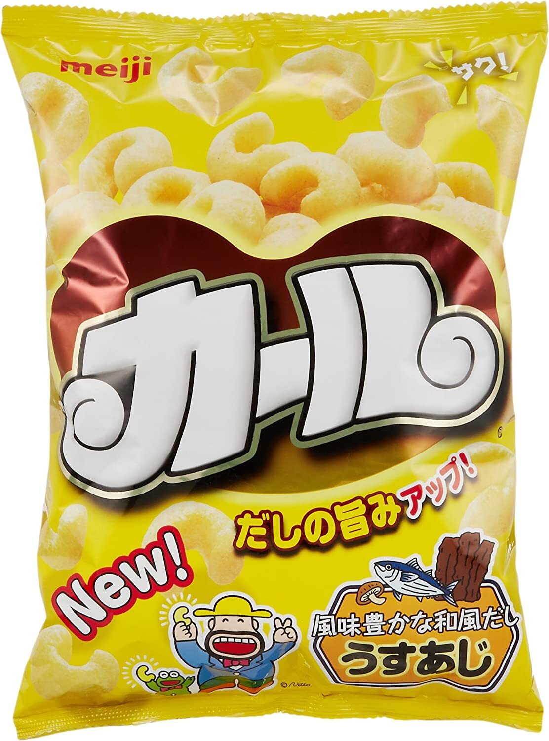 Japanese Snack KARL Lightly Salted Puffed Corn Food Chips Non Fried MEIJI 68g gallery