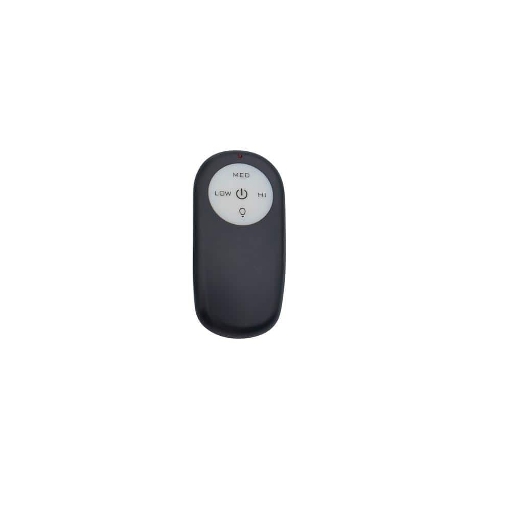 Merwry 3-Speed Ceiling Fan Remote Control Replacement, Wireless, Black, 1-Pack gallery
