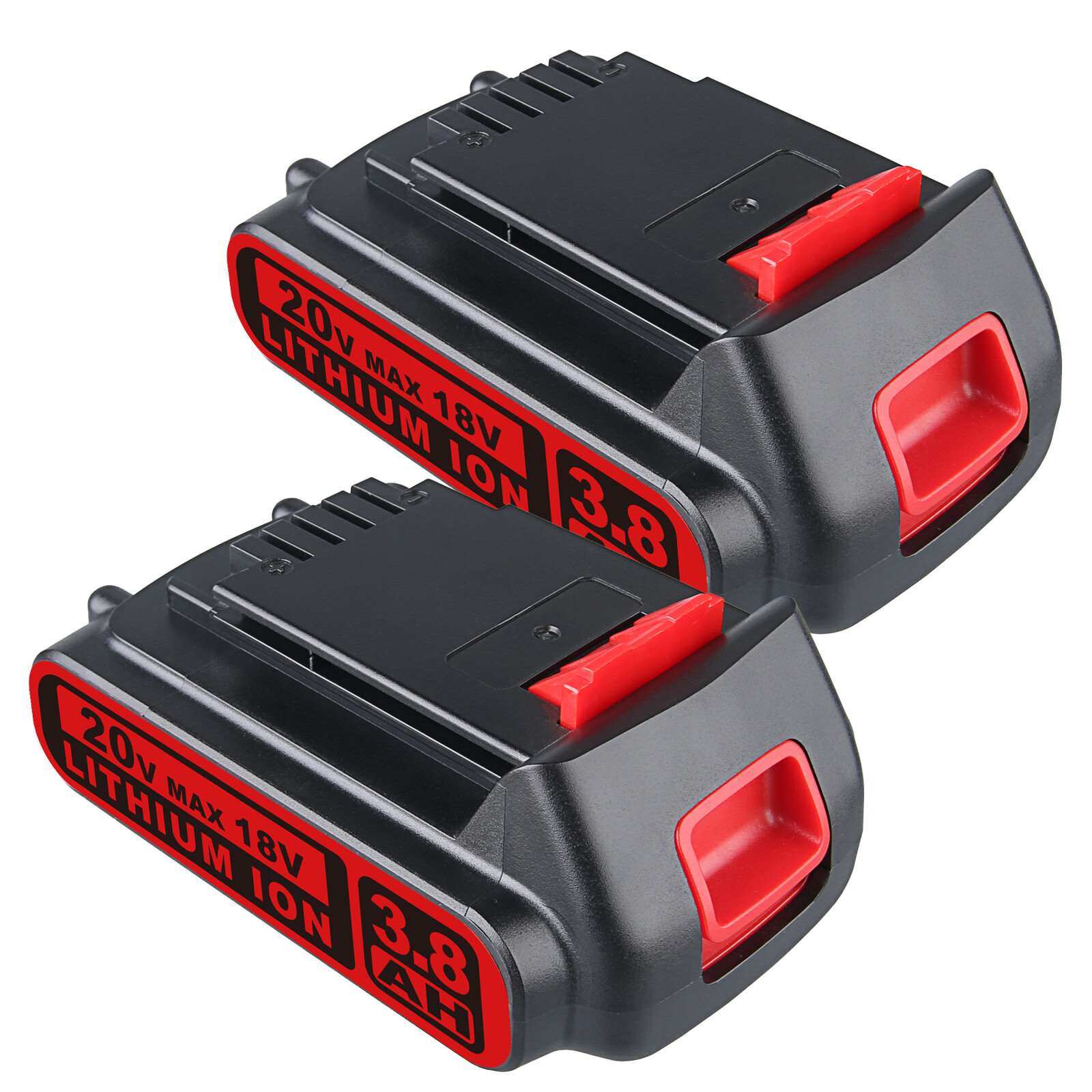 2 Pack For Black & Decker 20V Lithium MAX Battery 20Volt Li-Ion LBXR20 LBXR2020 gallery