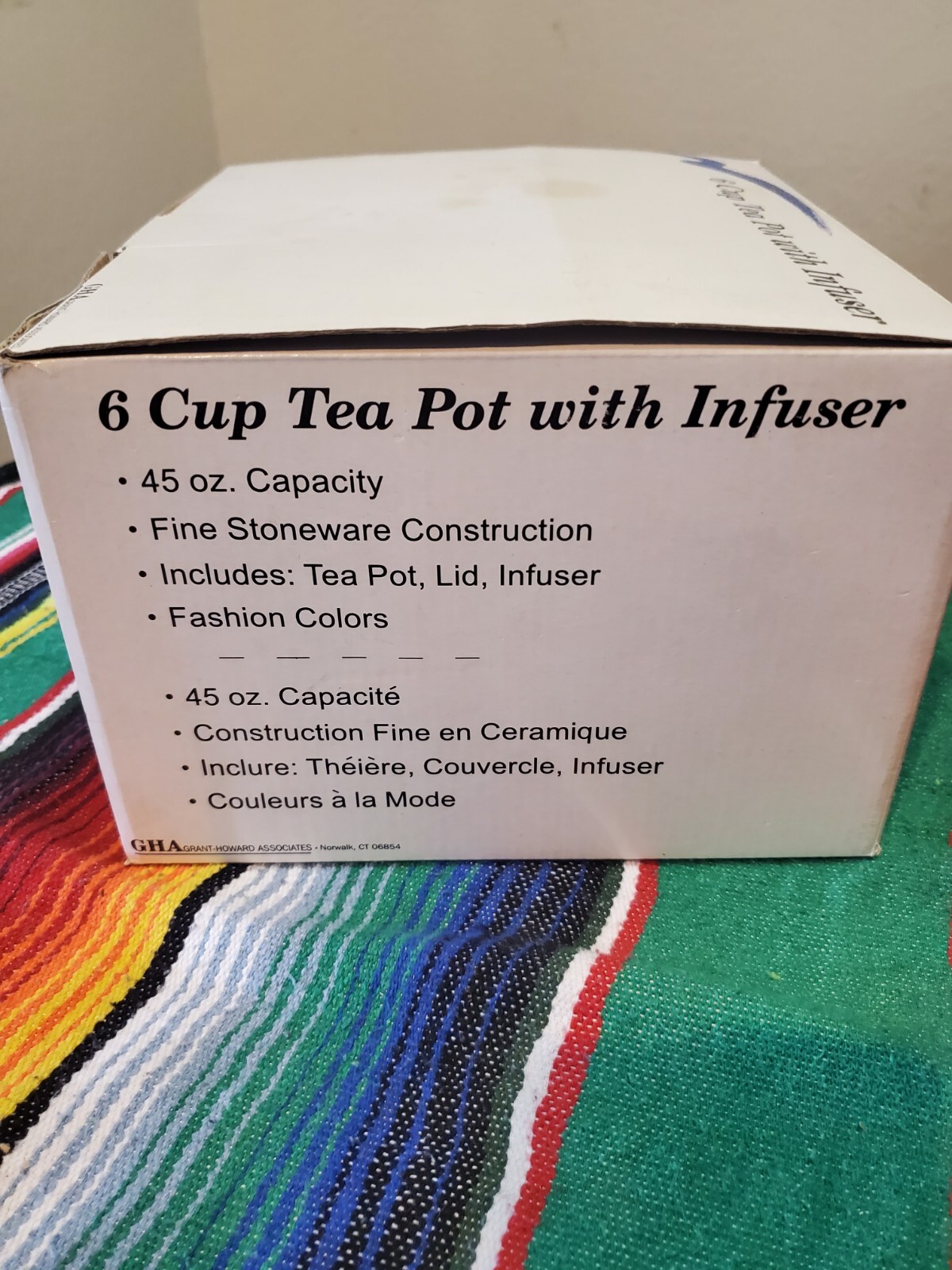6 Cup Tea Pot With Infuser Glassware Brand New gallery