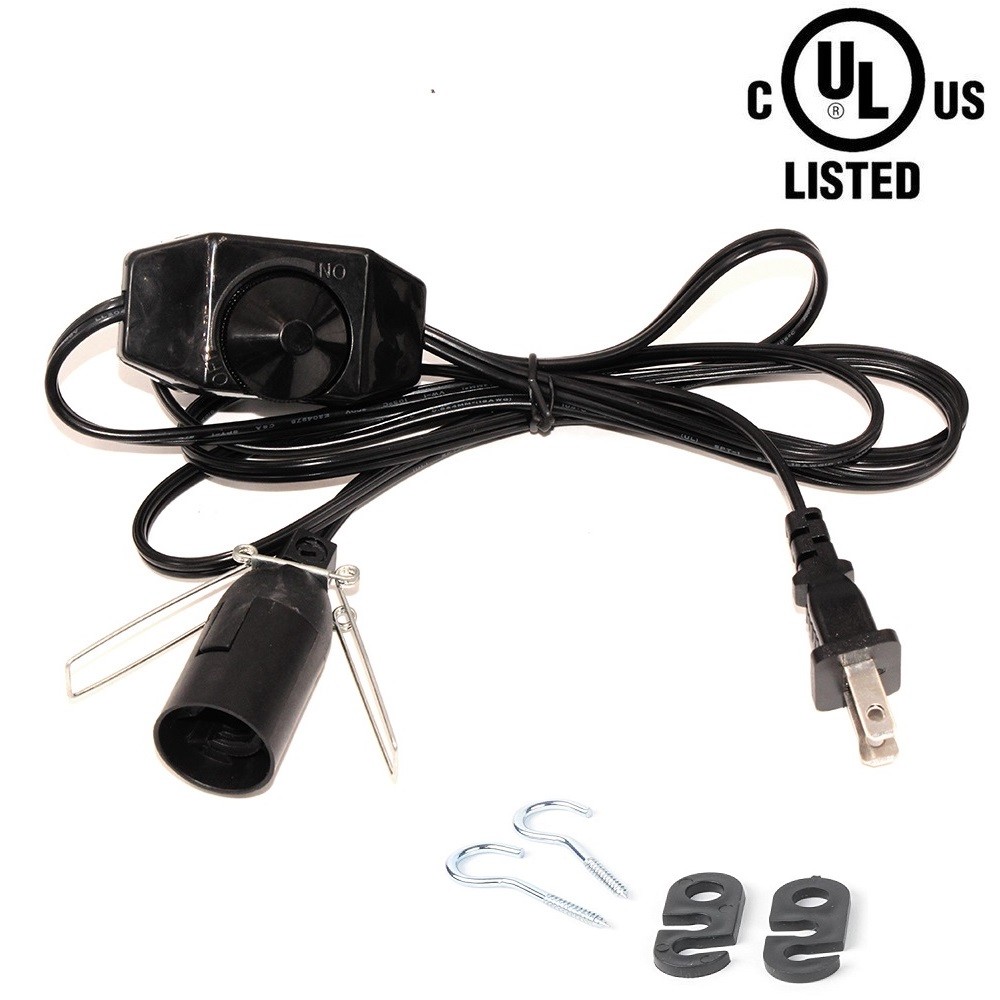 6FT Himalayan Salt Lamps Replacement Cord with Dimmer Switch E12 C7 Socket gallery