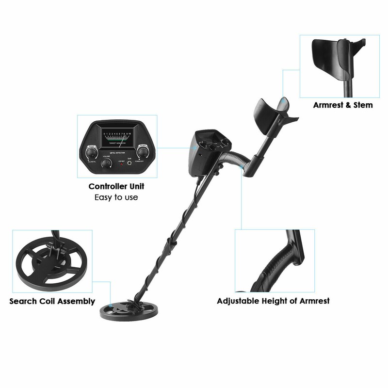 GTX5030 Metal Detector Deep Sensitive Search Gold Digger Hunter Waterproof 44in. gallery