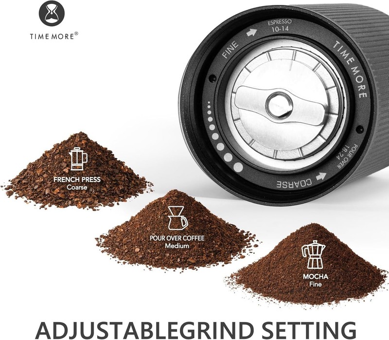 Compact Chestnut C2S Hand Coffee Grinder - Double Bearing for Precision Grinding gallery