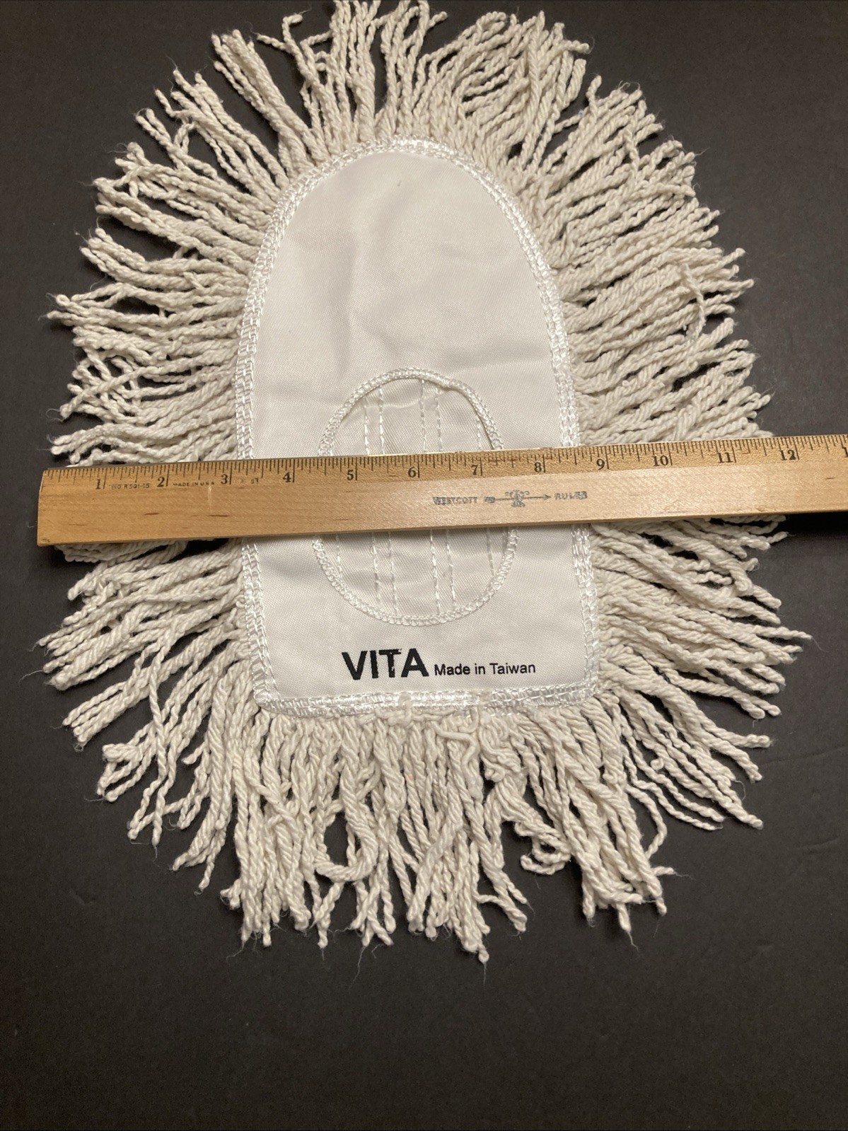 Dust Mop Replacement Head Triangular - New - White gallery
