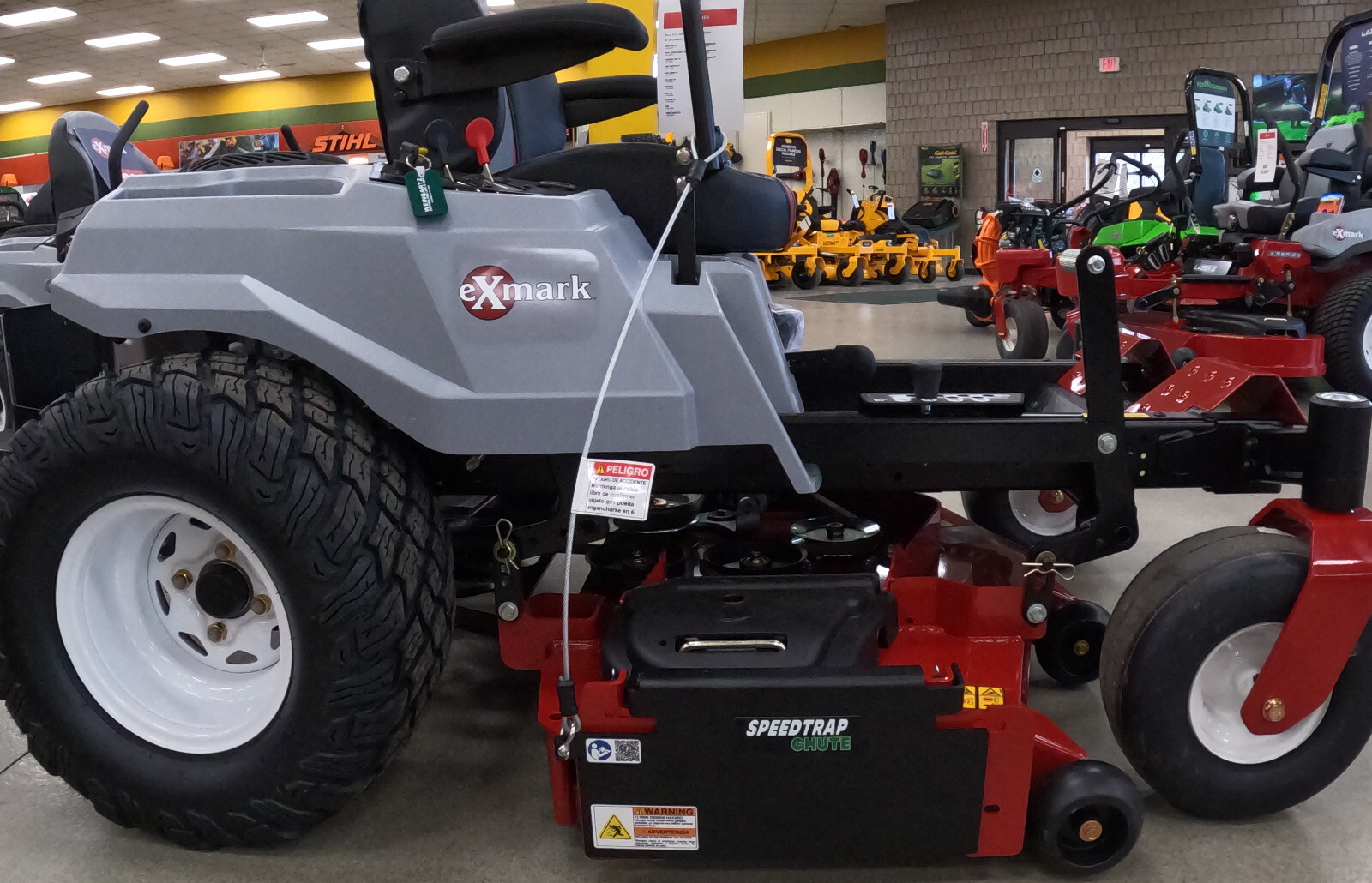 Speedtrap® Chute Blocker Exmark® Quest® X Series 48" 30 Second Install gallery