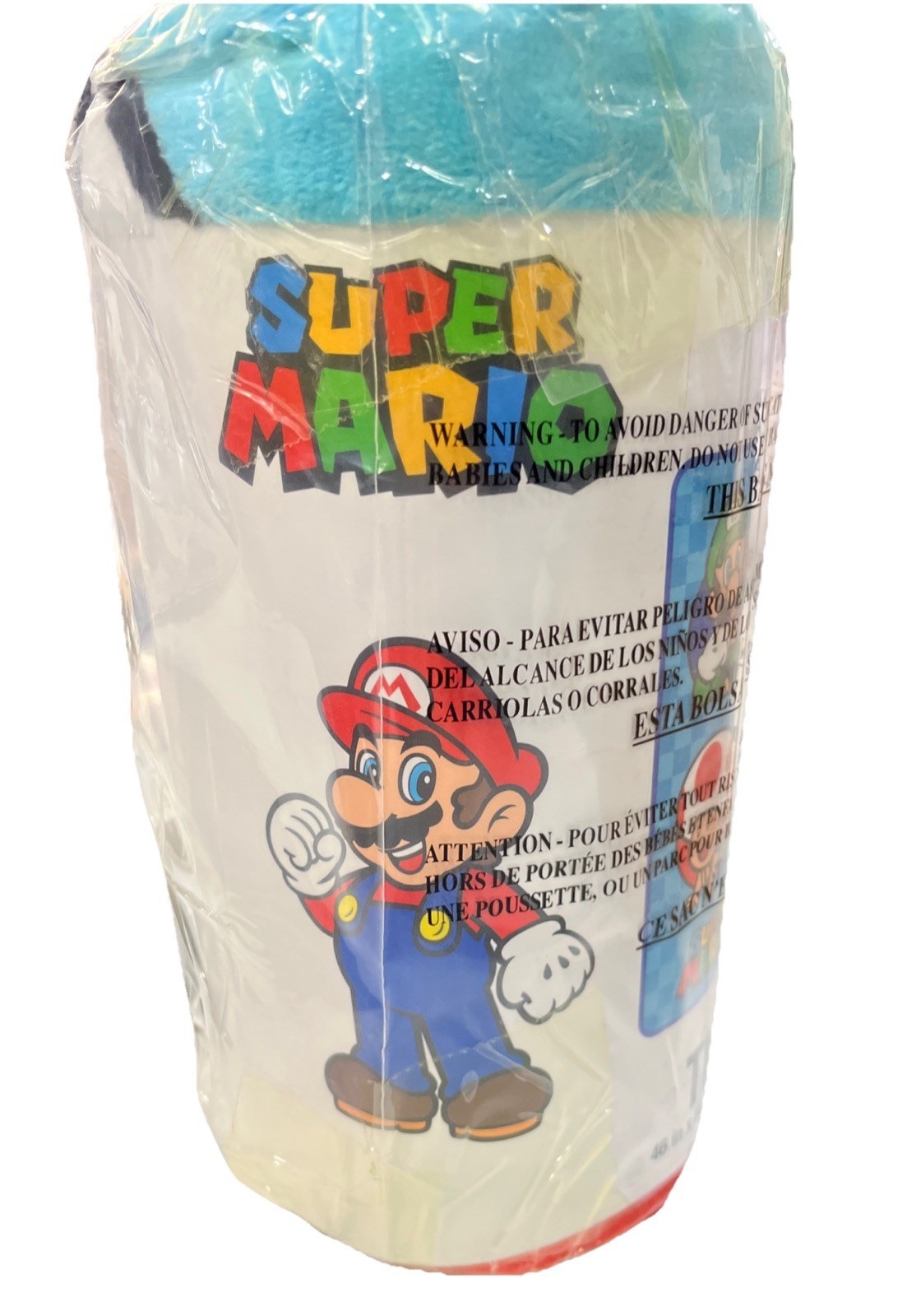 Super Mario Throw Blanket 46 In x 60 In (117 cm x 152 cm) gallery