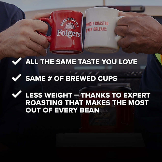 2 PACK - Folgers Dark Roast Ground Coffee, Black Silk 40.3 oz (Total 80.60 oz) gallery