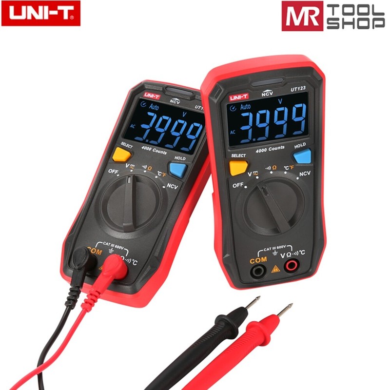 UNI-T Mini Digital multimeter AC DC Voltmeter Ohmmeter Temperature NCV Test EBTN gallery