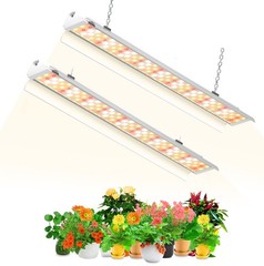 LED Grow Light Strips 2FT Full Spectrum 80W (2 Pack) for Indoor Plants