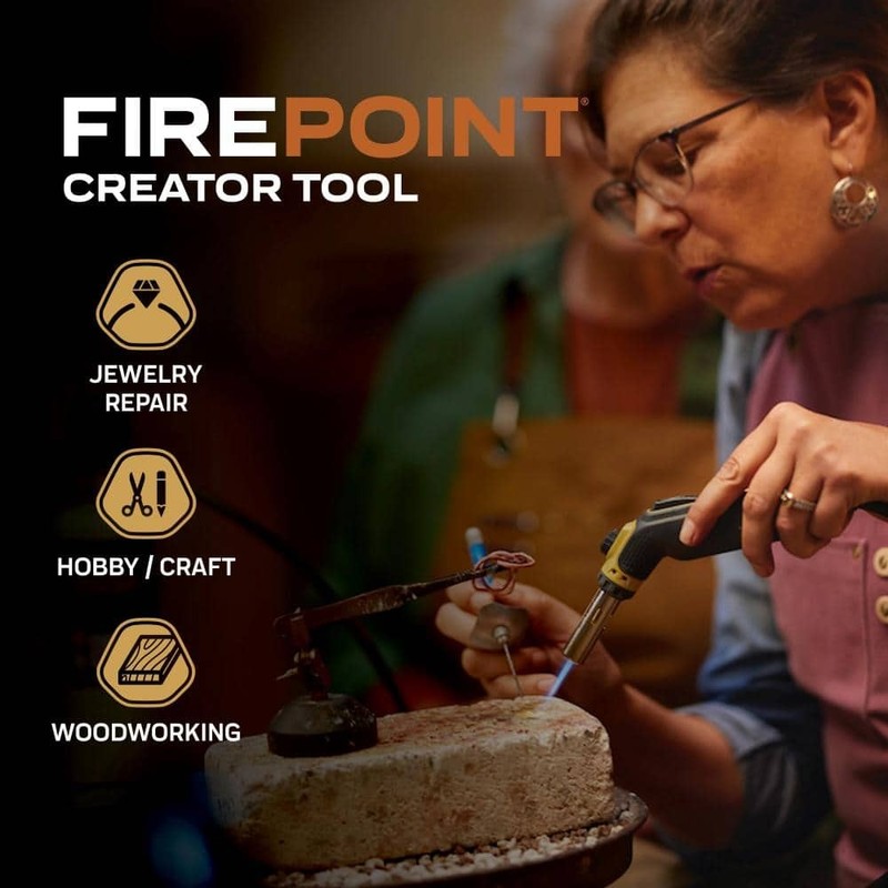 Bernzomatic FirePoint Creator Tool w/ 41in Hose Stand for MAP-Pro & Propane Gas gallery