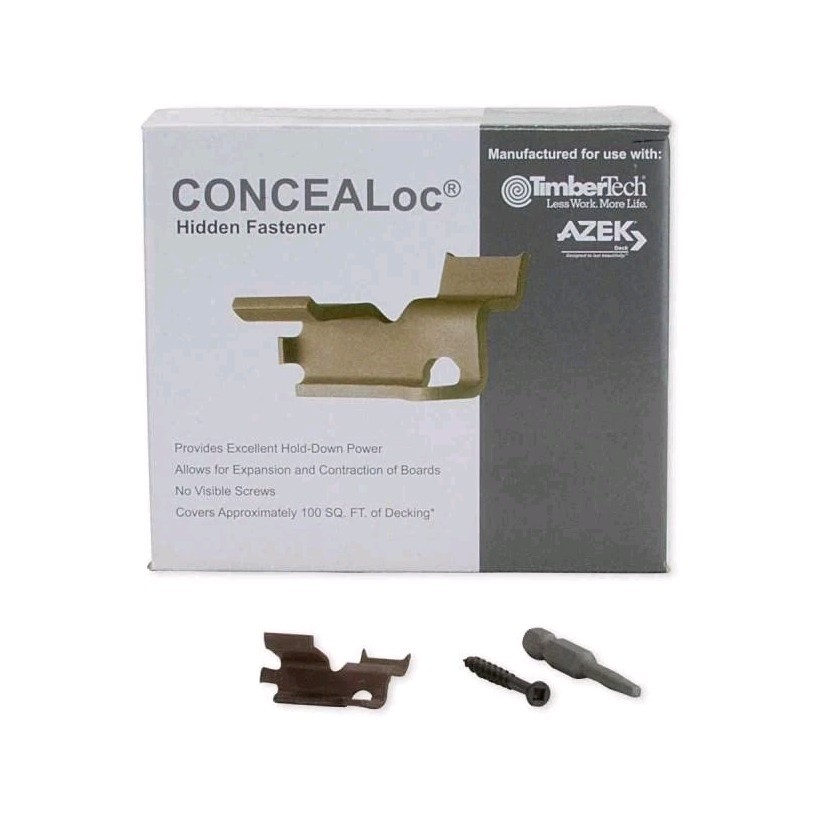 TimberTech CONCEALoc Hidden Fasteners, #8 Star, 316 SS Black Oxide (175) gallery