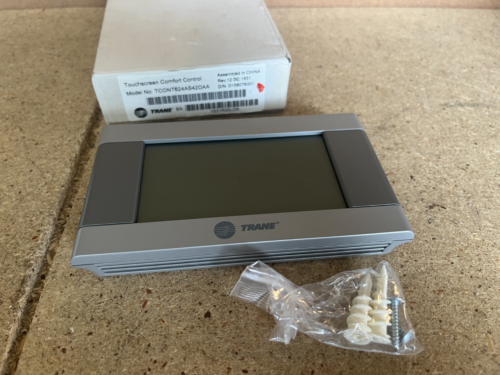 *NO BACK PLATE* Trane TCONT624AS42DAA Touchscreen Thermostat C16 gallery