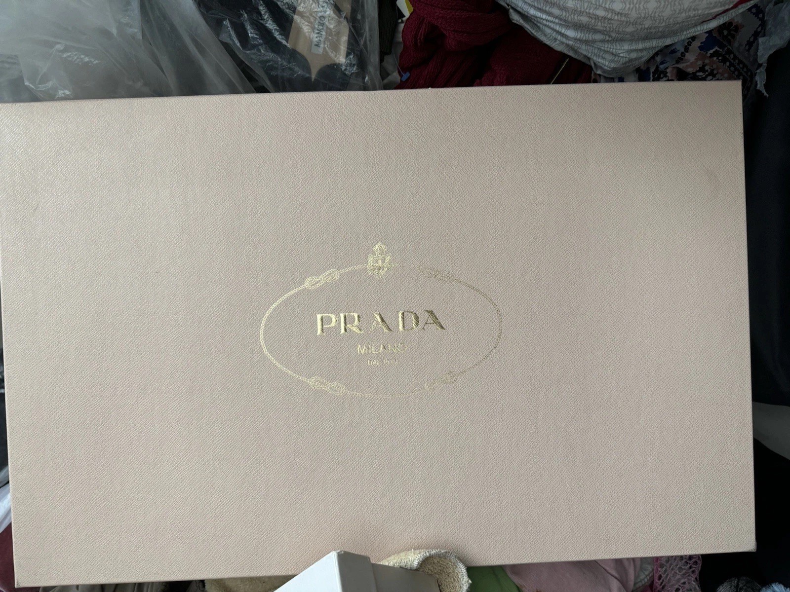 PRADA LOGO JUMBO SIZE TALL BOX BOX gallery