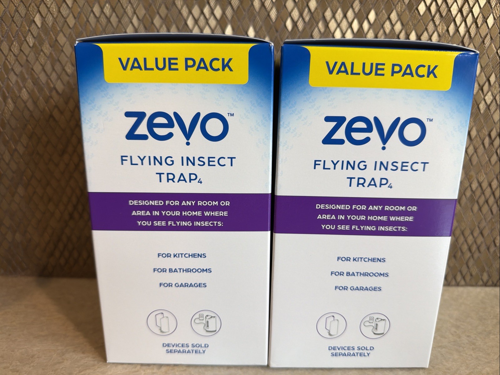 Zevo Flying Insect Trap, Fly Trap Refill Cartridges (4 Cartridges) 2 Pack Bundle gallery