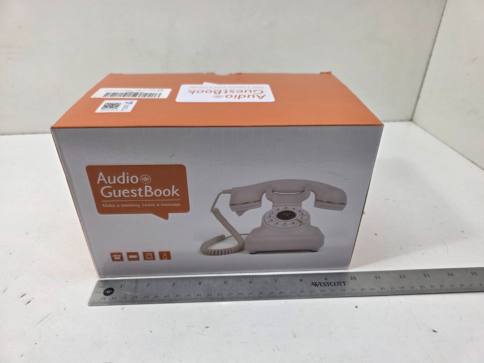 Audio Guest Book Make A Memory Phone Wedding/Home BLACK gallery