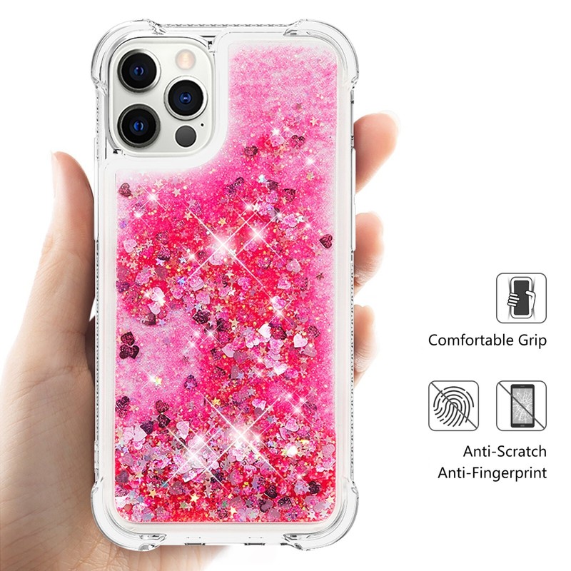 For Google Pixel 9 Pro 8 7A Liquid Glitter Hard Shockproof Phone Case Cover gallery