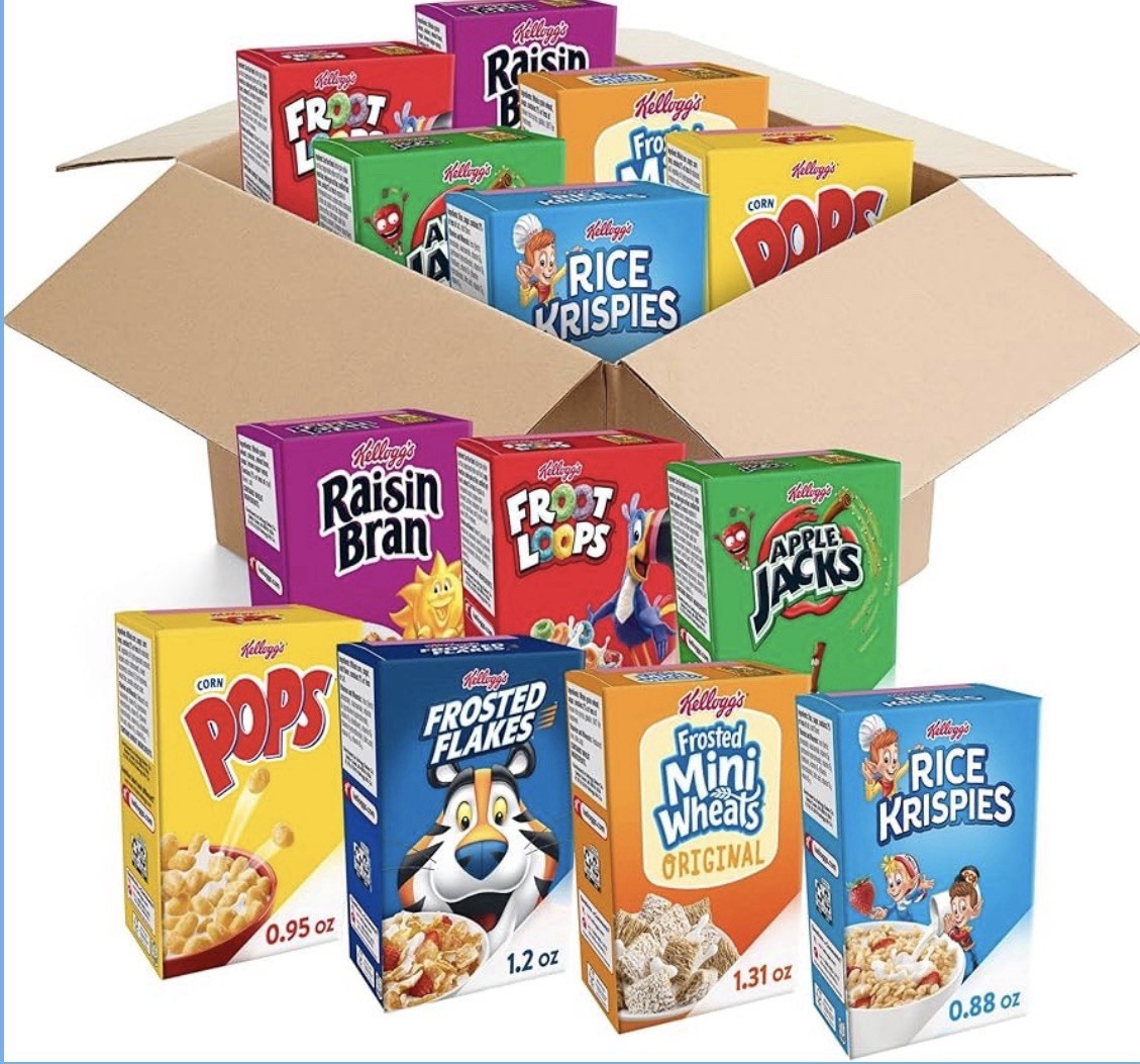 Kellogg's Cold Breakfast Cereal,Kid Snacks, Variety Pack (24 Boxes) gallery