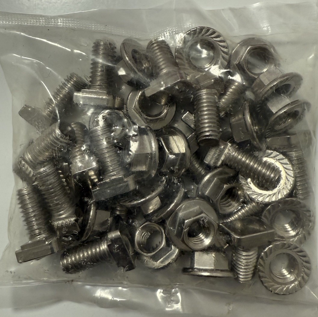 Unirac 009020S SolarMount Bonding T-Bolt & Nut, 3/8" x 3/4", SS. 1 Ea. 20 Pack gallery