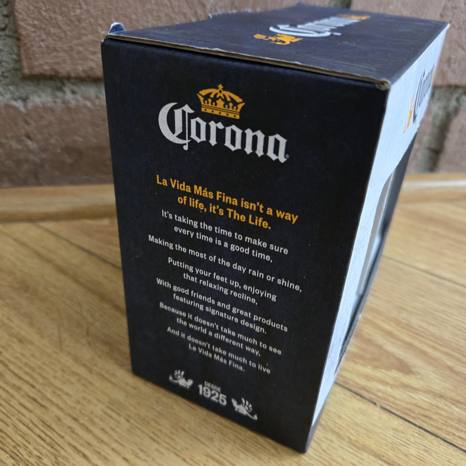 NEW: Corona Extra 16 oz Acrylic Pint Cups - Pack of 2 "LA CERVEZA MAS FINA" BEER gallery