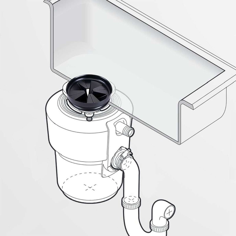 Garbage Disposal Splash Guard Replace for InSinkErator QCB-AM ,Quiet Sink Baffle gallery