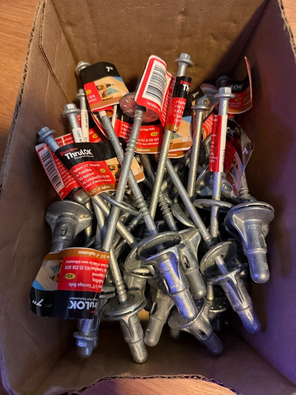 FastenMaster ThruLOK Through-Bolt Replacement-7 inch (galvanized) for wood gallery