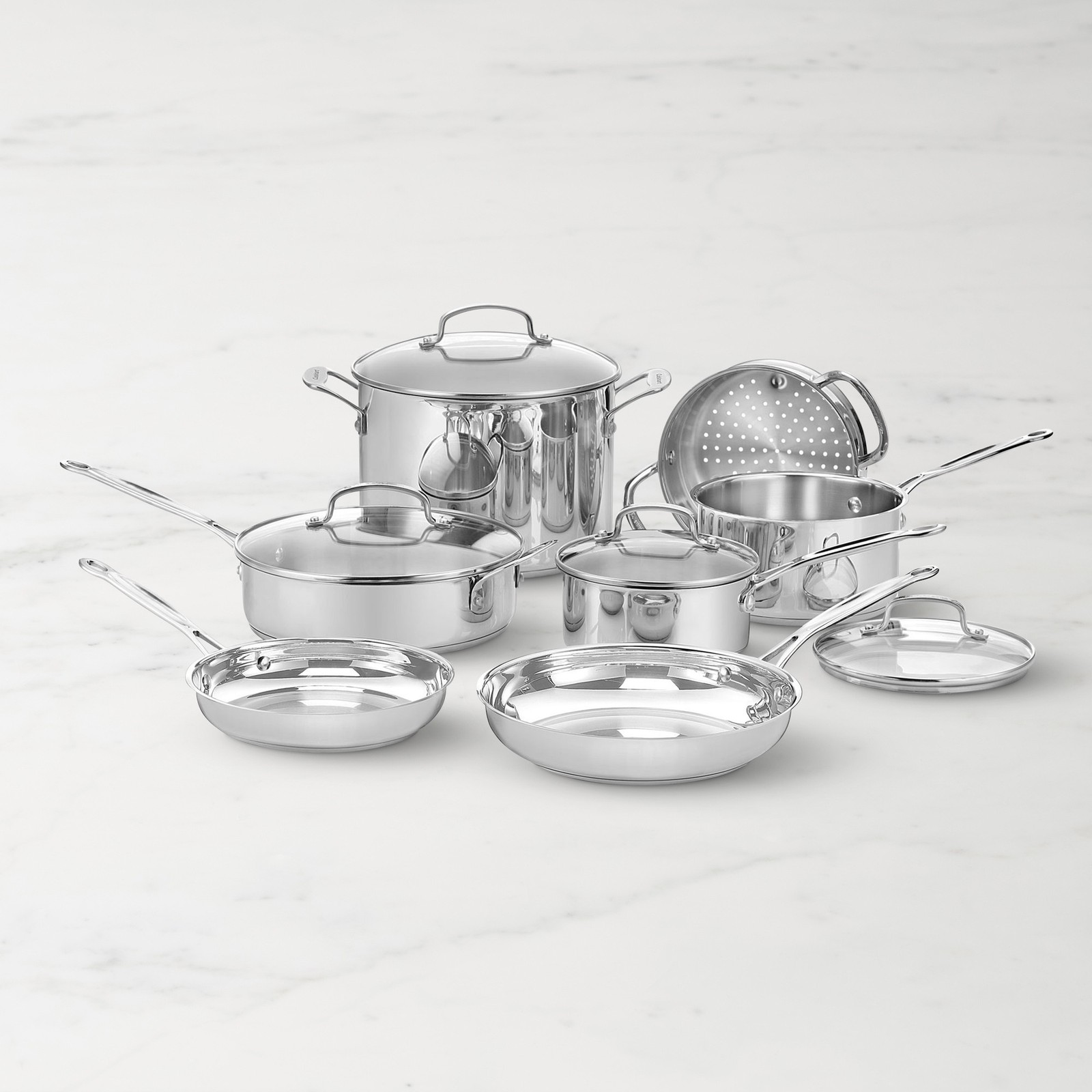 Cuisinart Chef's Classic Stainless Steel 11-Piece Cookware Set gallery