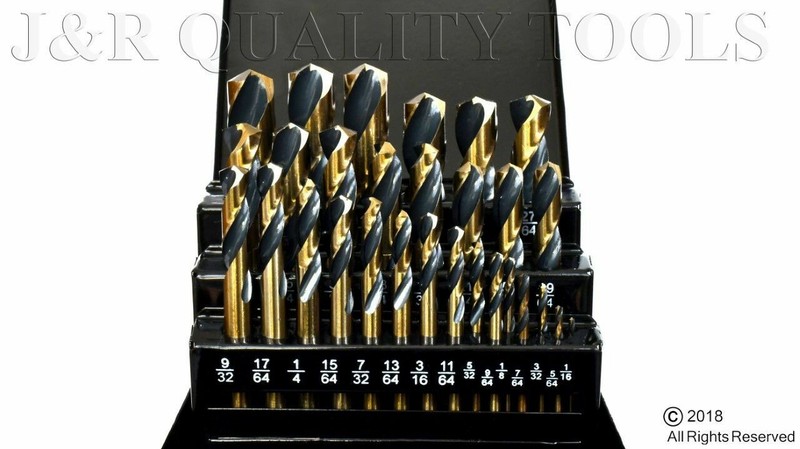 VCT 29pc Stubby Screw Machine Length Drill Bit Set 1/16"-1/2" gallery