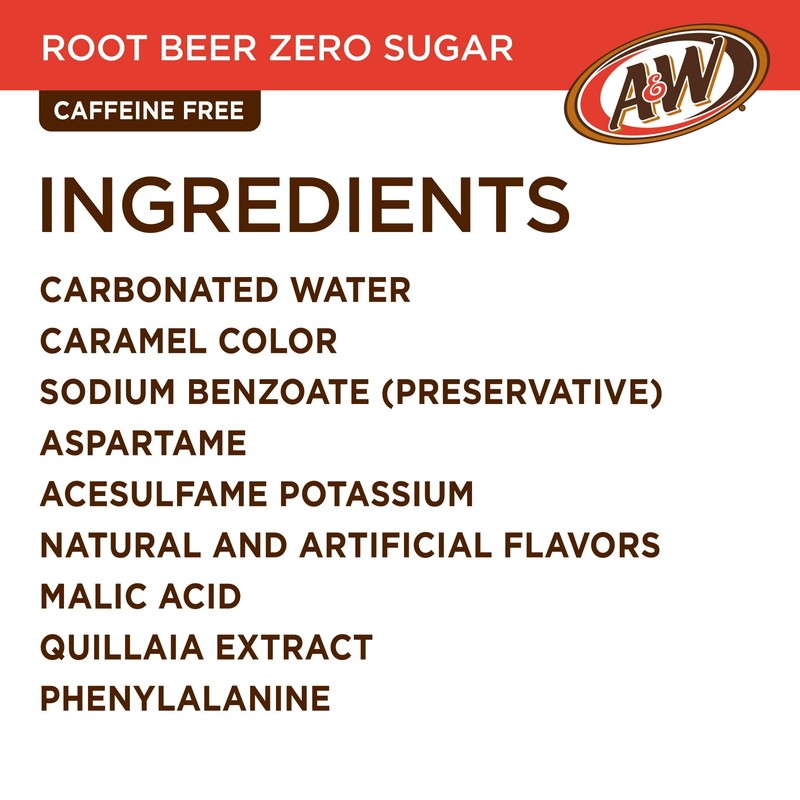 A&W Zero Sugar Root Beer Soda Pop, 12 fl oz, 12 Pack Cans FREE SHIPPING!!!!!! gallery