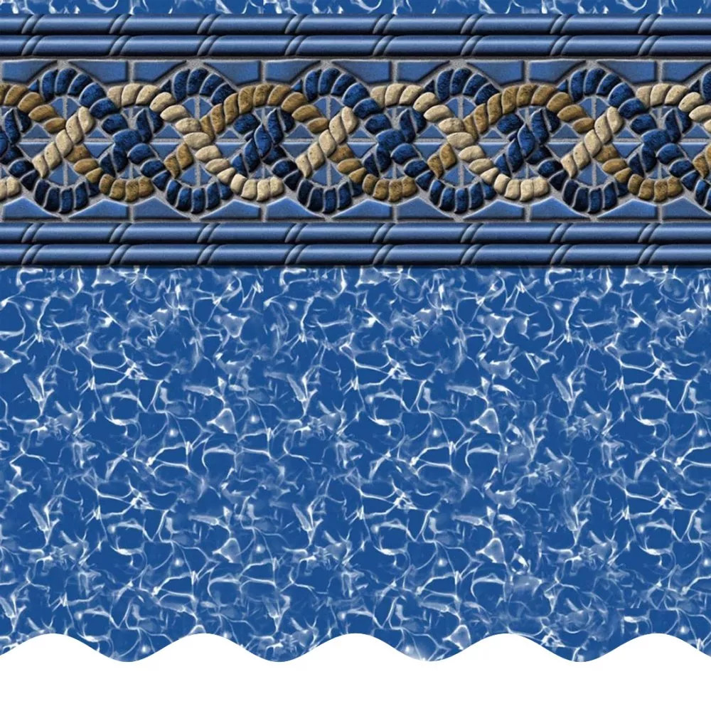 SmartLine 12' x 48” Round Unibead 20 Gauge Swimming Pool Liner - Choose Pattern gallery