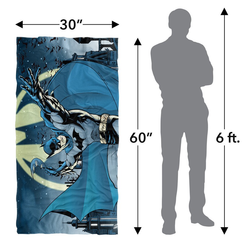 Batman Heed The Call Closeup Officially Licensed Beach Towel 30"x60" gallery