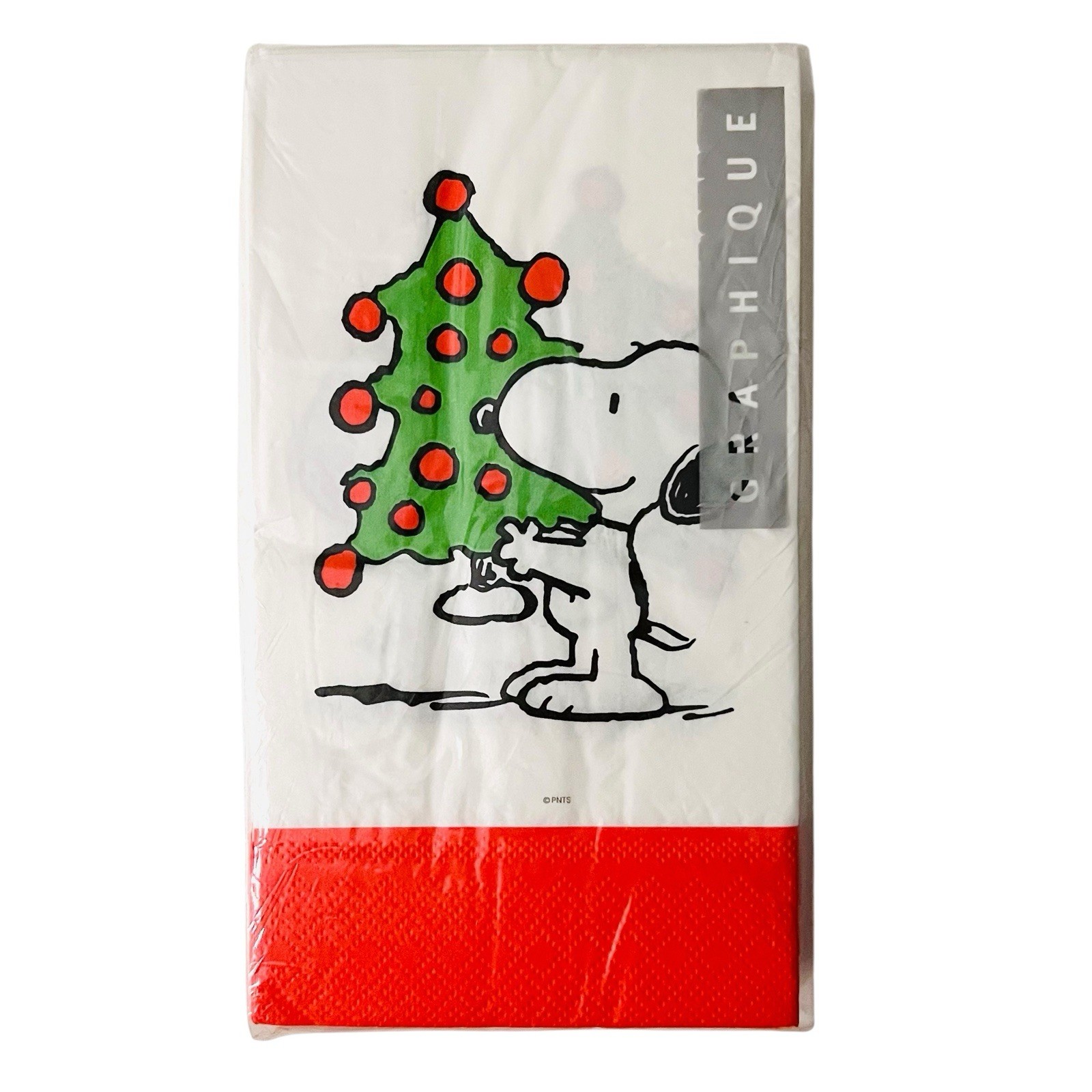 Peanuts Snoopy Christmas Dinner Party Napkins 32 Count NEW gallery
