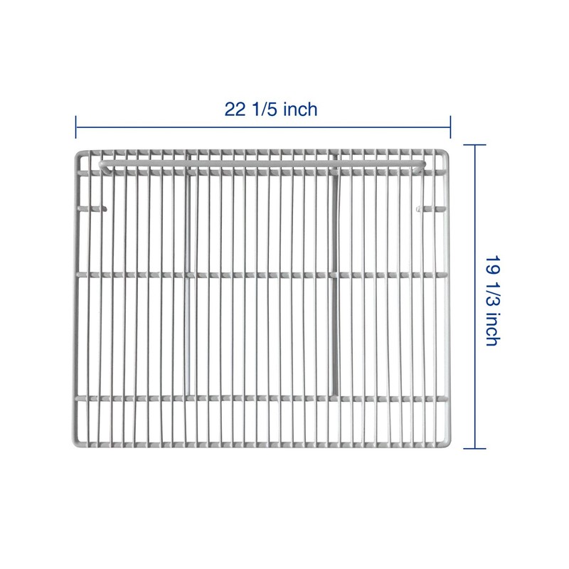 Replacement type three-piece shelf for commercial Freezer and Refrigerator gallery