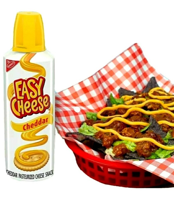NABISCO EASY CHEESE CHEDDAR SPREADABLE NO NEED TO REFRIGERATE 2 PKS gallery