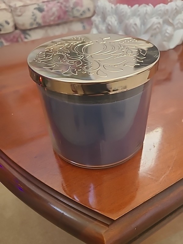 BLUEBERRY PUMPKIN PATCH BATH & BODY WORKS 3 WICK SCENTED LARGE CANDLE NEW gallery