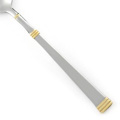 Hampton Silversmiths TWILIGHT Stainless Glossy Gold Accent CHOICE Flatware