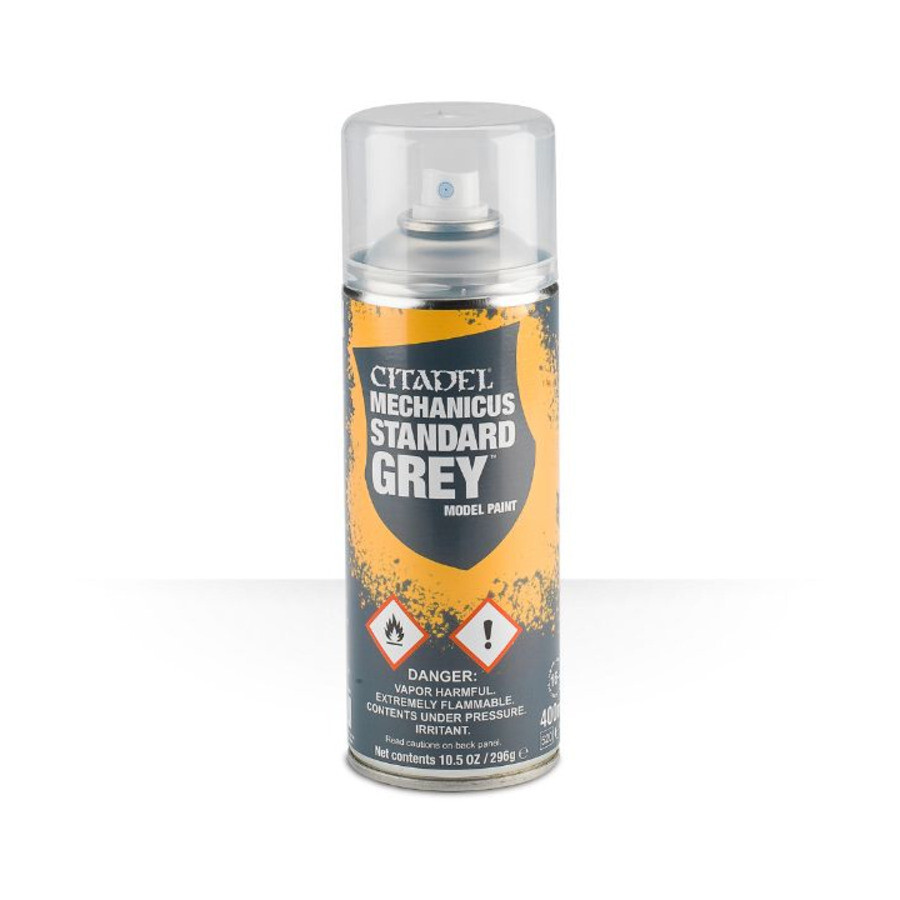 Games Workshop Citadel: MECHANICUS STANDARD GREY SPRAY (NAS) gallery