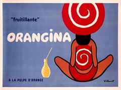 ORANGINA FRUITILLANTE POSTER